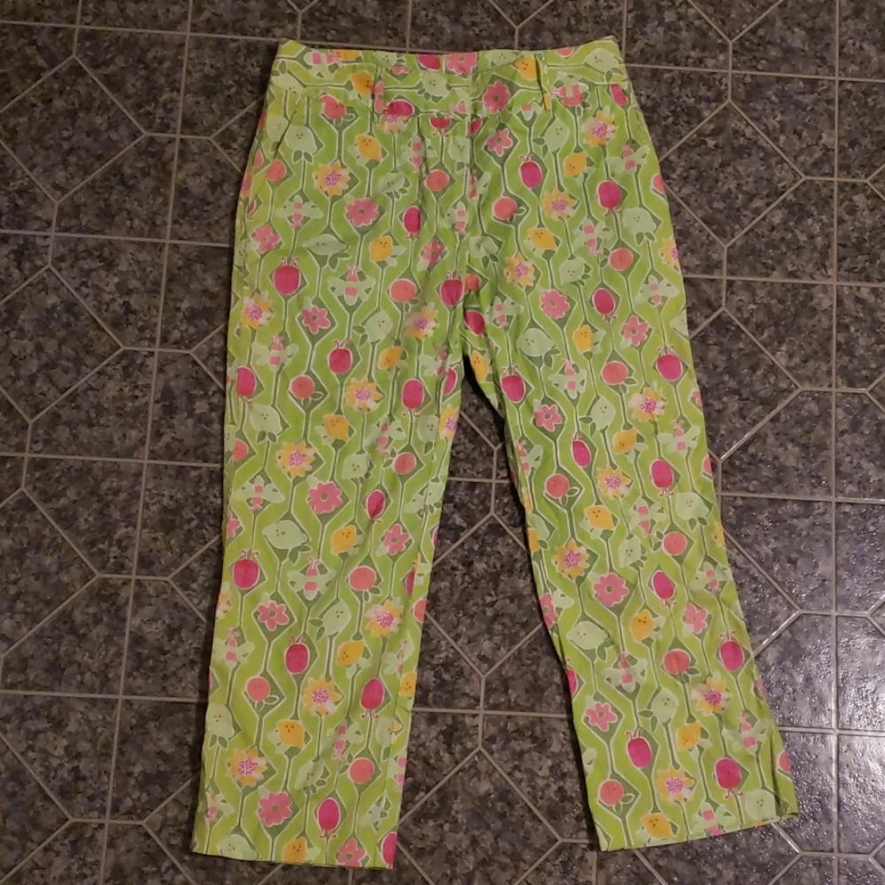 Lilly Pulitzer Capri Pants (size 4)